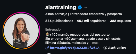 Perfil de Ainoa Antruejo