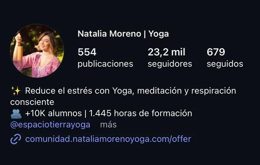 Perfil de Natalia Moreno